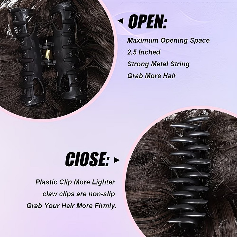 Messy Claw Clip Haarbroodje Sy - Claw Clip Messy Bun Hair Piece recensie en prijs