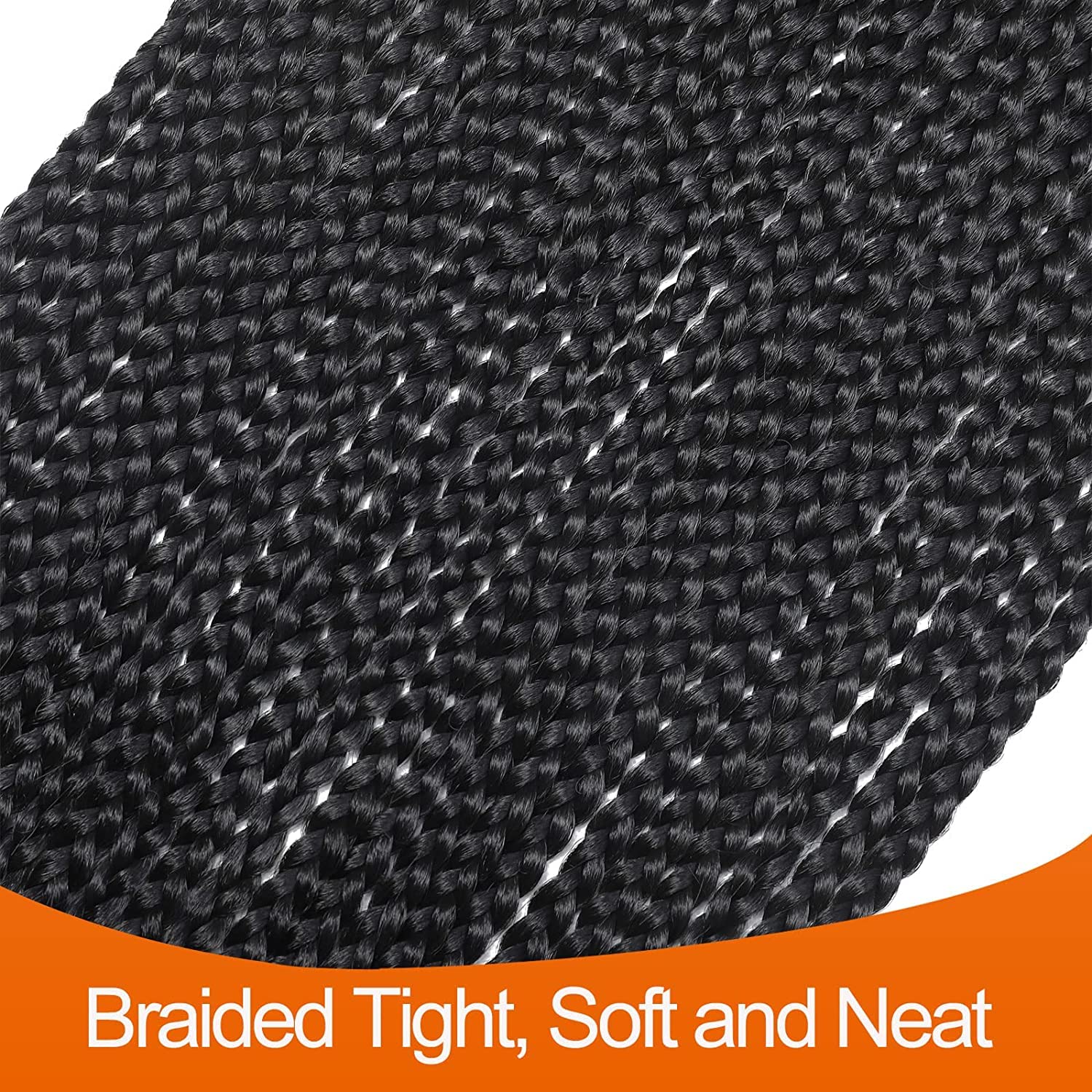 6 pakken Box Braids Crochet Ha - Synthetic Braided Wigs For Black Women recensie en prijs