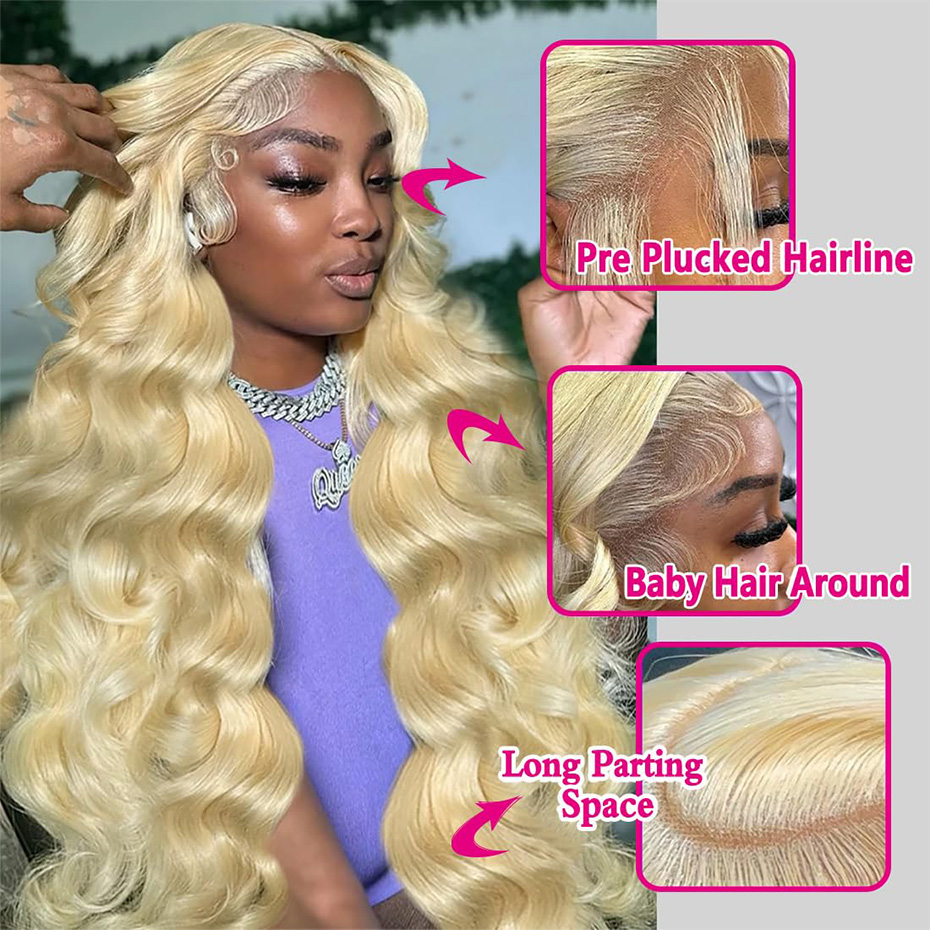 30 inch 613 kantpruik van echt - 613 Blonde Body Wave Lace Front Wig recensie en prijs