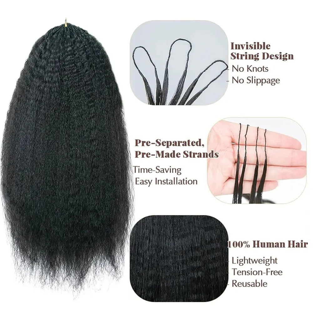 Knooploos, krullend recht, met - Human Hair Wigs recensie en prijs