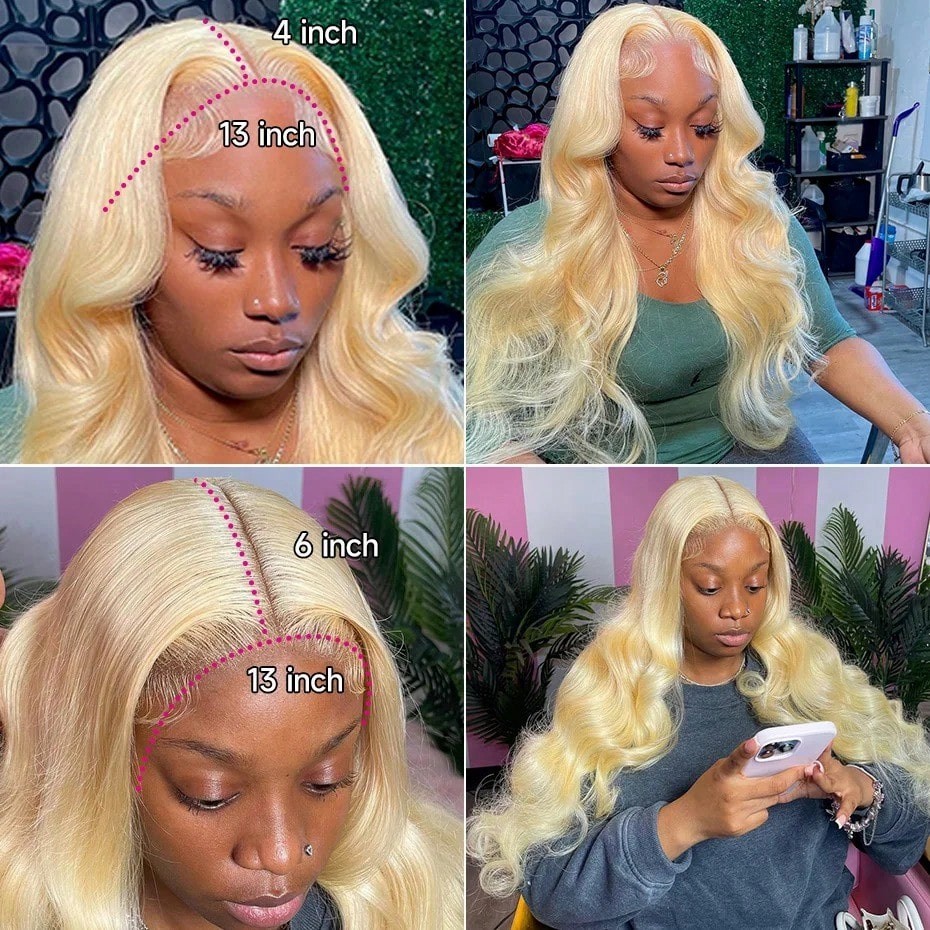 613 13x6 kantwerk pruik van ec - 613 Blonde Body Wave Lace Front Wig recensie en prijs