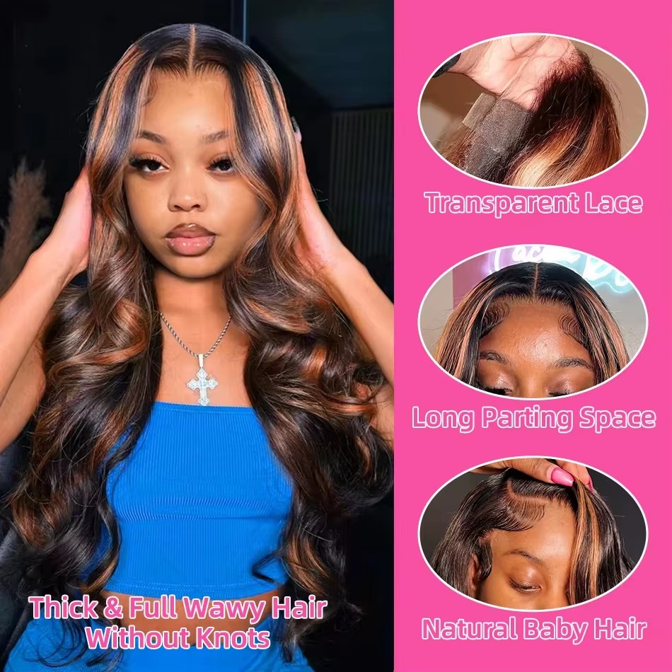 Highlights Ombre 13x4 Lace Fro - Human Hair Wigs recensie en prijs