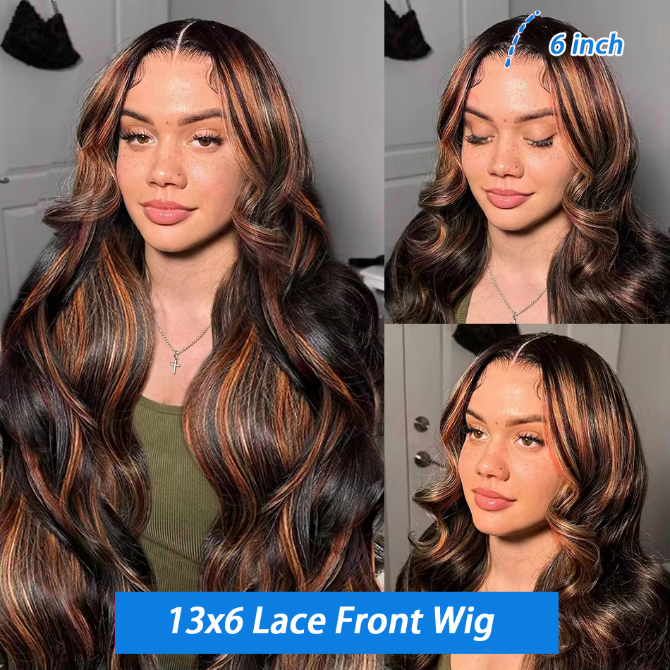Highlights Ombre 13x4 Lace Fro - Human Hair Wigs recensie en prijs