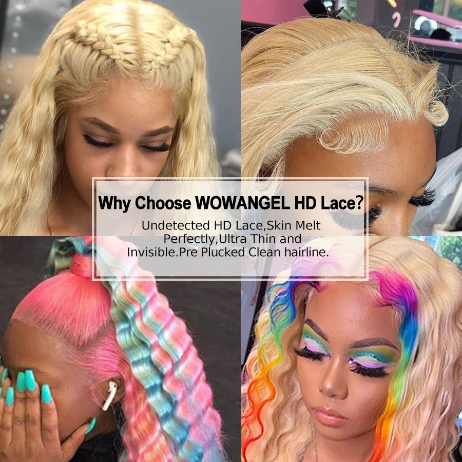 Wow Angel Echte HD Kant Fronta - 613 Blonde Body Wave Lace Front Wig recensie en prijs