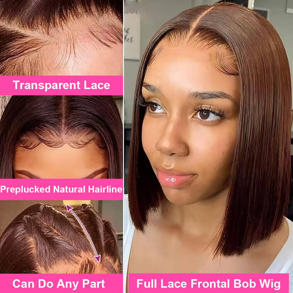 Rechte Bob Lace Front Pruik Me - Glueless Wear And Go Human Hair Wig recensie en prijs