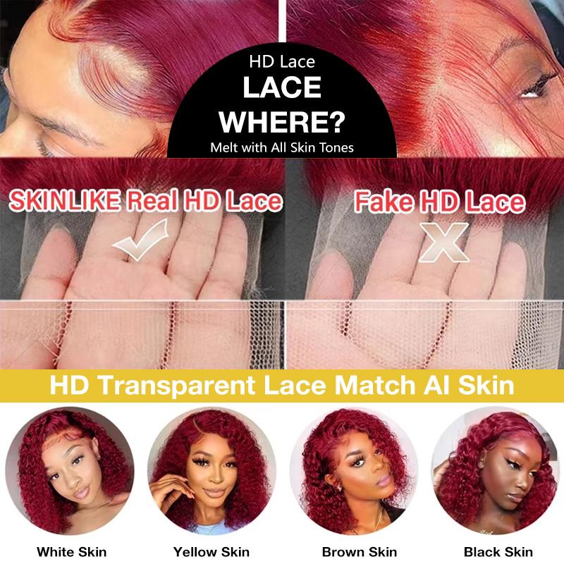 99j Deep Wave Lace Front Haarp - Hd Lace Frontal Wig Human Hair Pre Plucked recensie en prijs