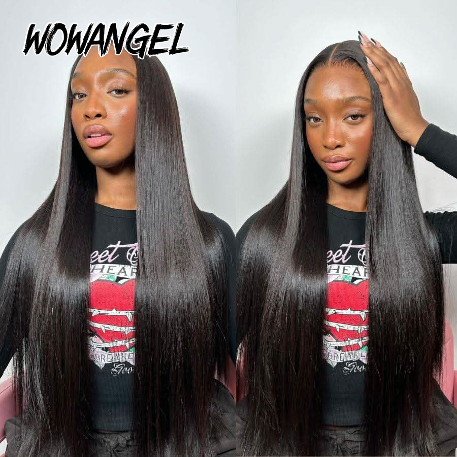 WOWANGEL Rechte Lace Frontprui - Hd Lace Frontal Wig Human Hair Pre Plucked recensie en prijs