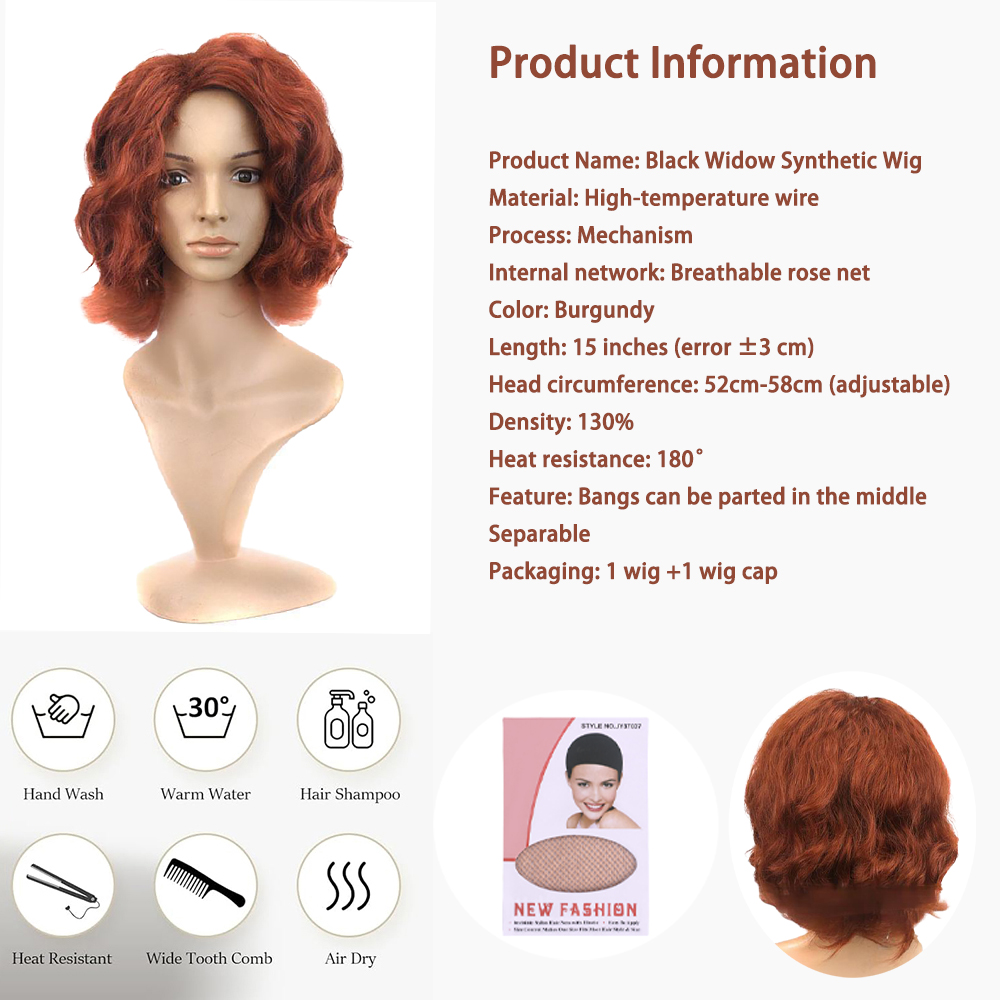 Black Widow-stijl Cosplay Synt - Synthetic Braided Wigs For Black Women recensie en prijs