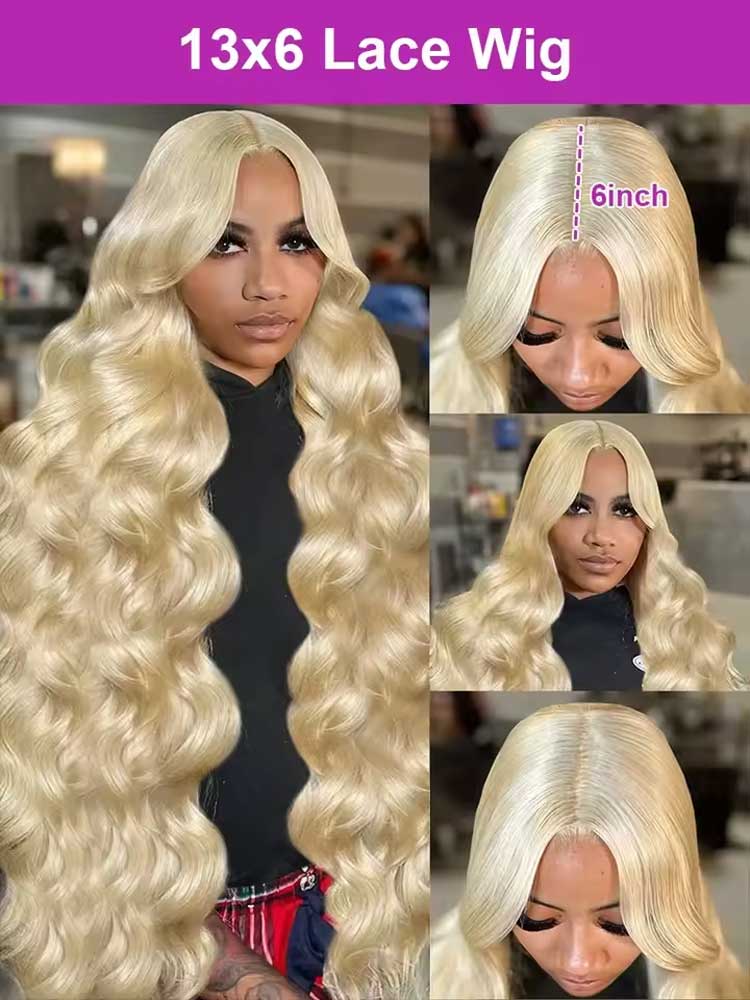 613 13x6 Kantwerkpruik van ech - 613 Blonde Body Wave Lace Front Wig recensie en prijs
