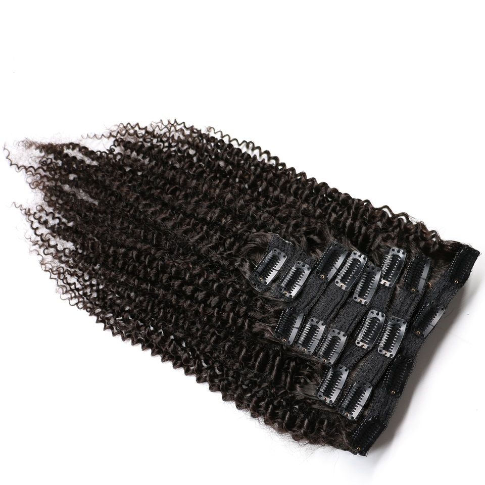 Kinky Curly Clip-in Haarverlen - Seamless Clip In Hair Extensions Human Hair recensie en prijs